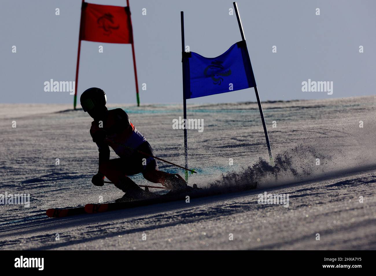 Beijing, China. 10th Mar, 2022. Yamato Aoki (JPN) Alpine Skiing : Men's ...