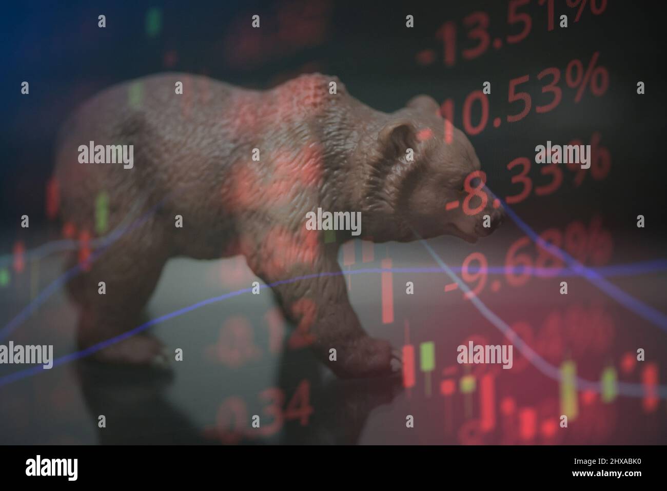 Sales report graph decline hi-res stock photography and images - Alamy