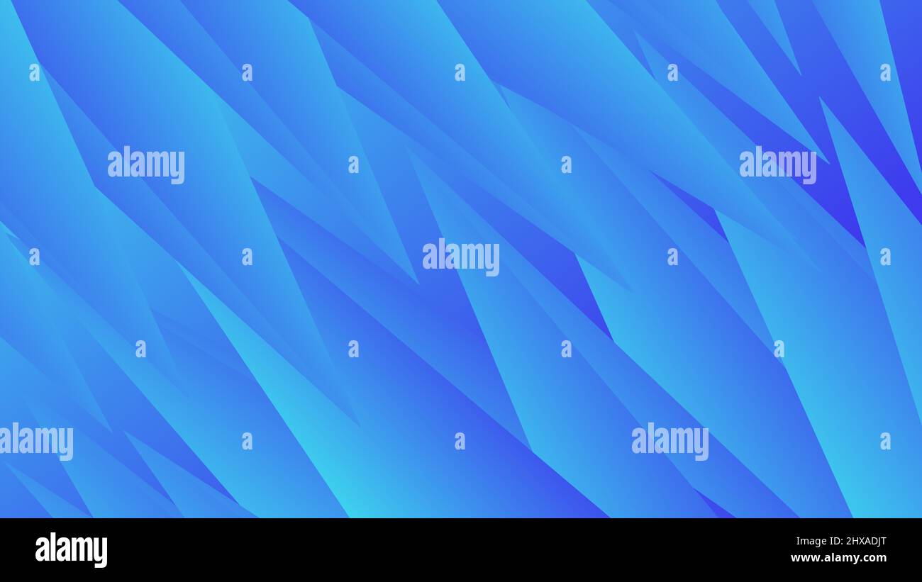 Blue triangle abstract background Stock Vector