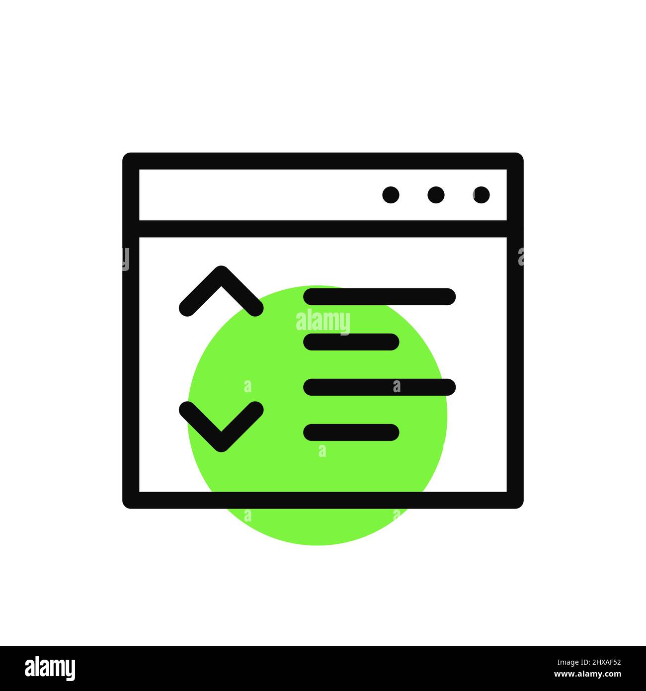 Text alignment type tool. Pixel perfect, editable stroke line art icon