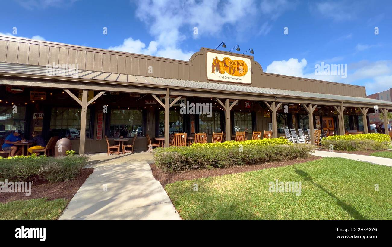 Cracker Barrel Old Country store HOMESTEAD, UNITED STATES FEBRUARY 20, 2022 Stock Photo Alamy