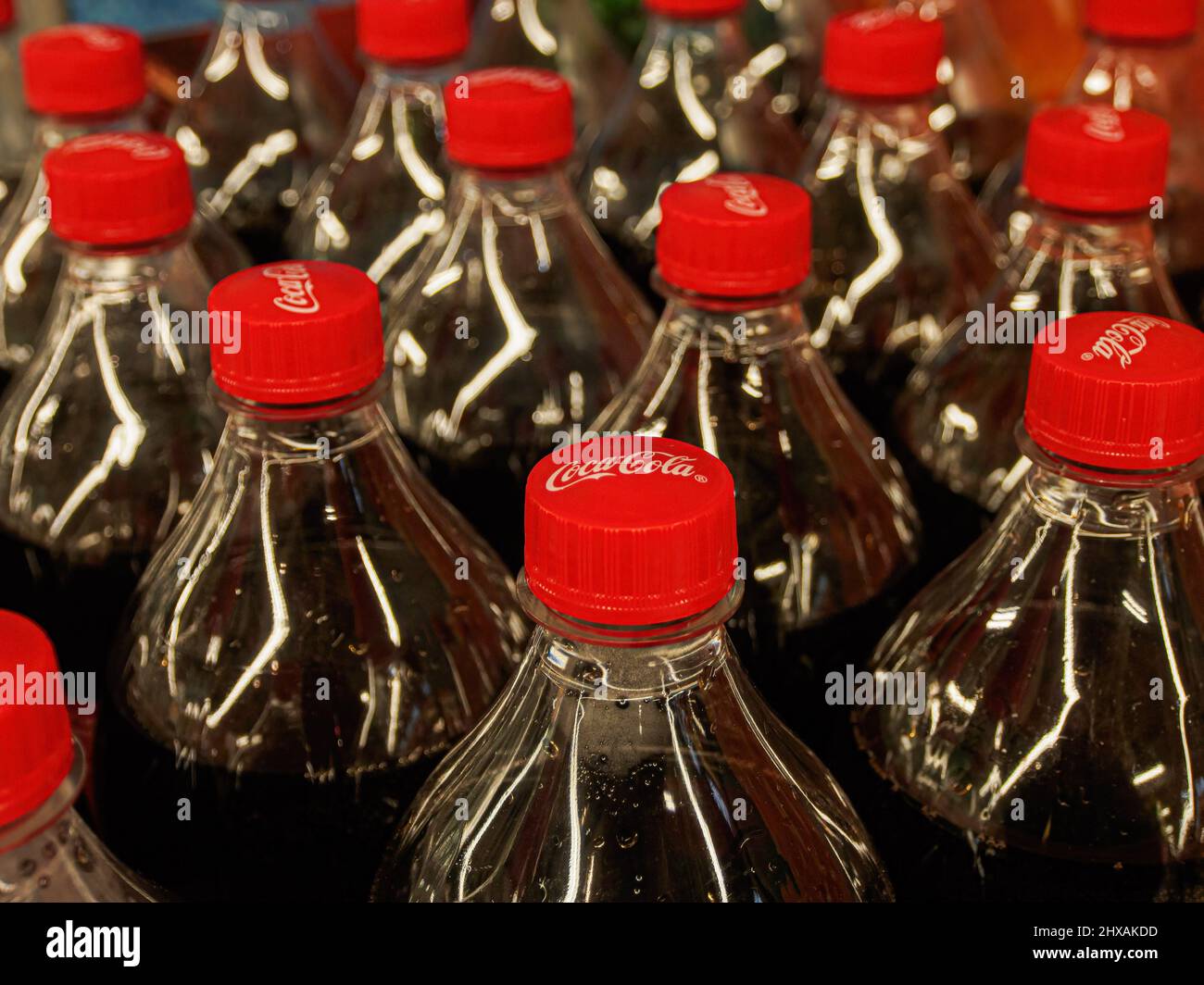 Moscow Cola Moscow, Russia. 10th Mar, 2022. Coca Cola, the leader of the soft ...