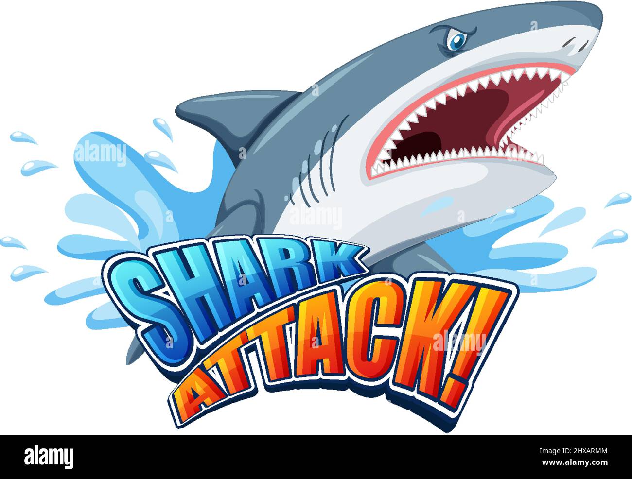 Shark attack font logo with cartoon aggressive shark illustration Stock Vector Image & Art - Alamy Shark attack font logo with cartoon aggressive shark illustration Stock Vector Image & Art - Alamy