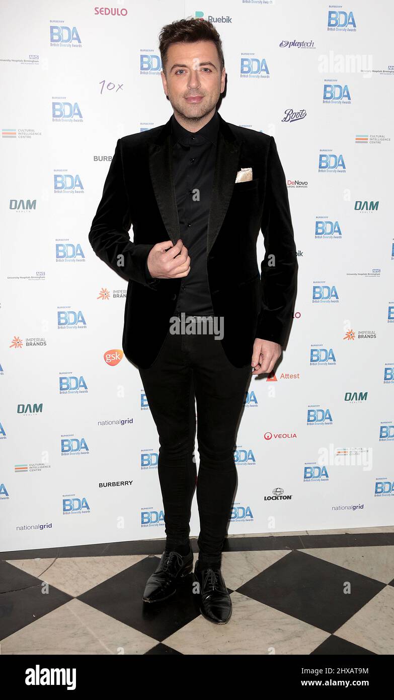Mar 10, 2022 - London, England, UK - Mark Feehily attends Burberry British  Diversity Awards, De Vere Grand Connaught Rooms Stock Photo - Alamy