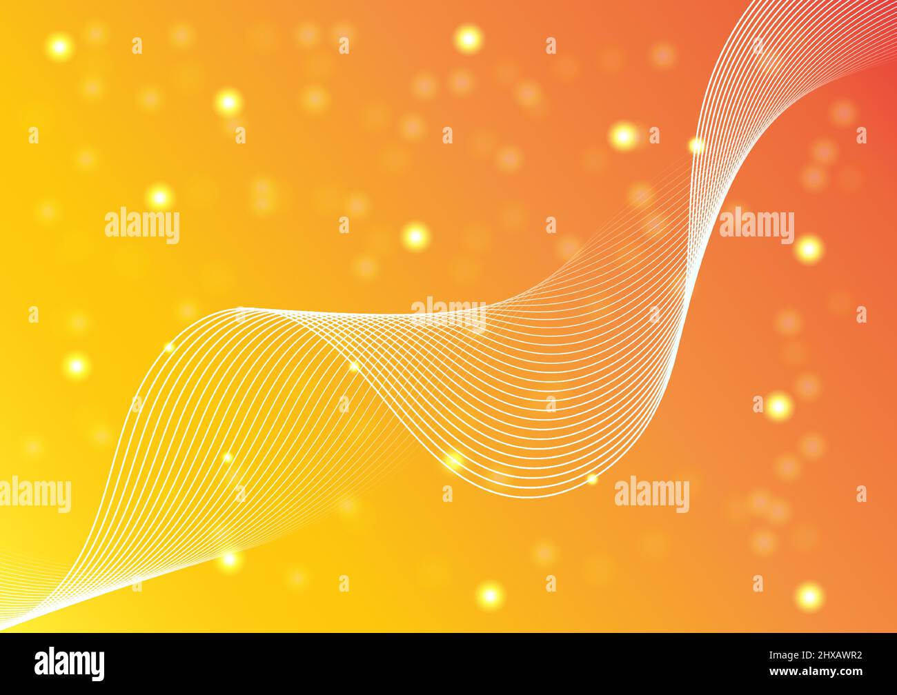 abstract background pattern curve white line parallel glow yellow ...