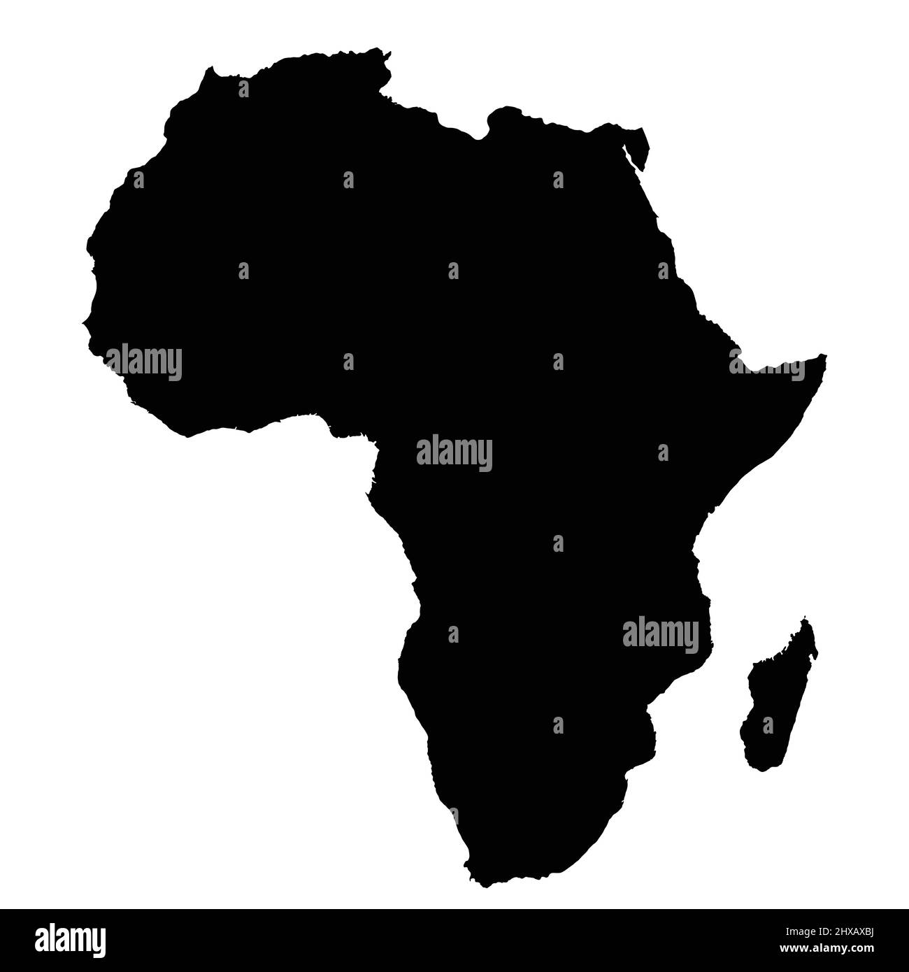 Map Of Africa Sign Silhouette World Map Globe Vector Illustration Isolated On White 0068