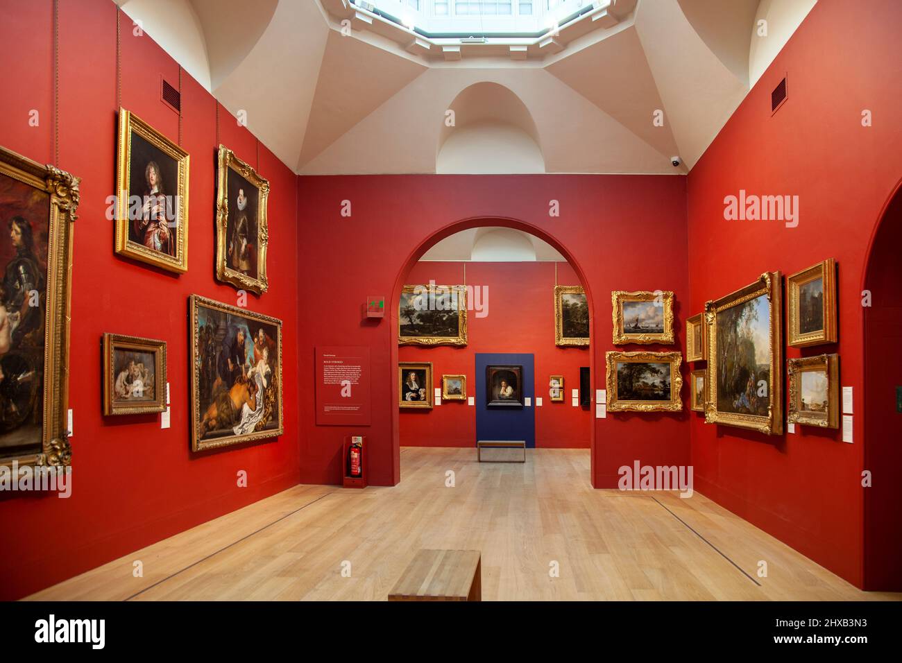 Dulwich Gallery Interior Permanent Collection , London UK Stock Photo