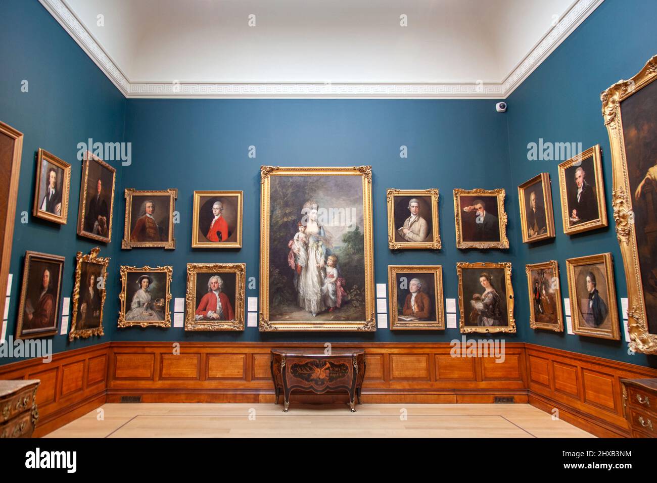 Dulwich Gallery Interior Wolfson Room , London UK Stock Photo
