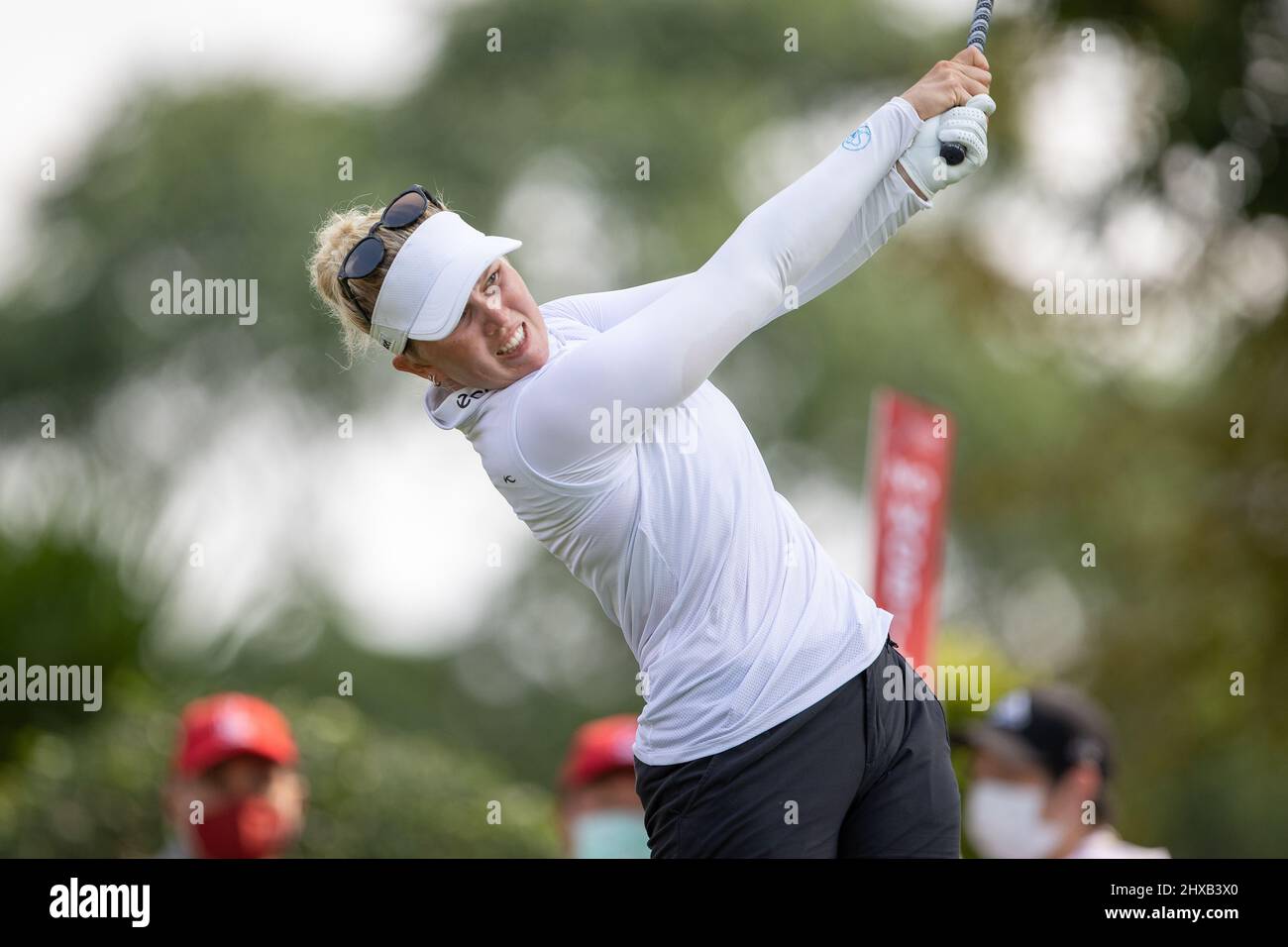 Pattaya, Thailand. 11th Mar, 2022. Pattaya Thailand - March 11:  Nanna Koerstz Madsen from Denmark during day 2 of The Honda LPGA Thailand at Siam Country Club Old Course on March 11, 2022 in Pattaya, Thailand (Photo by Peter van der Klooster/Orange Pictures) Credit: Orange Pics BV/Alamy Live News Stock Photo