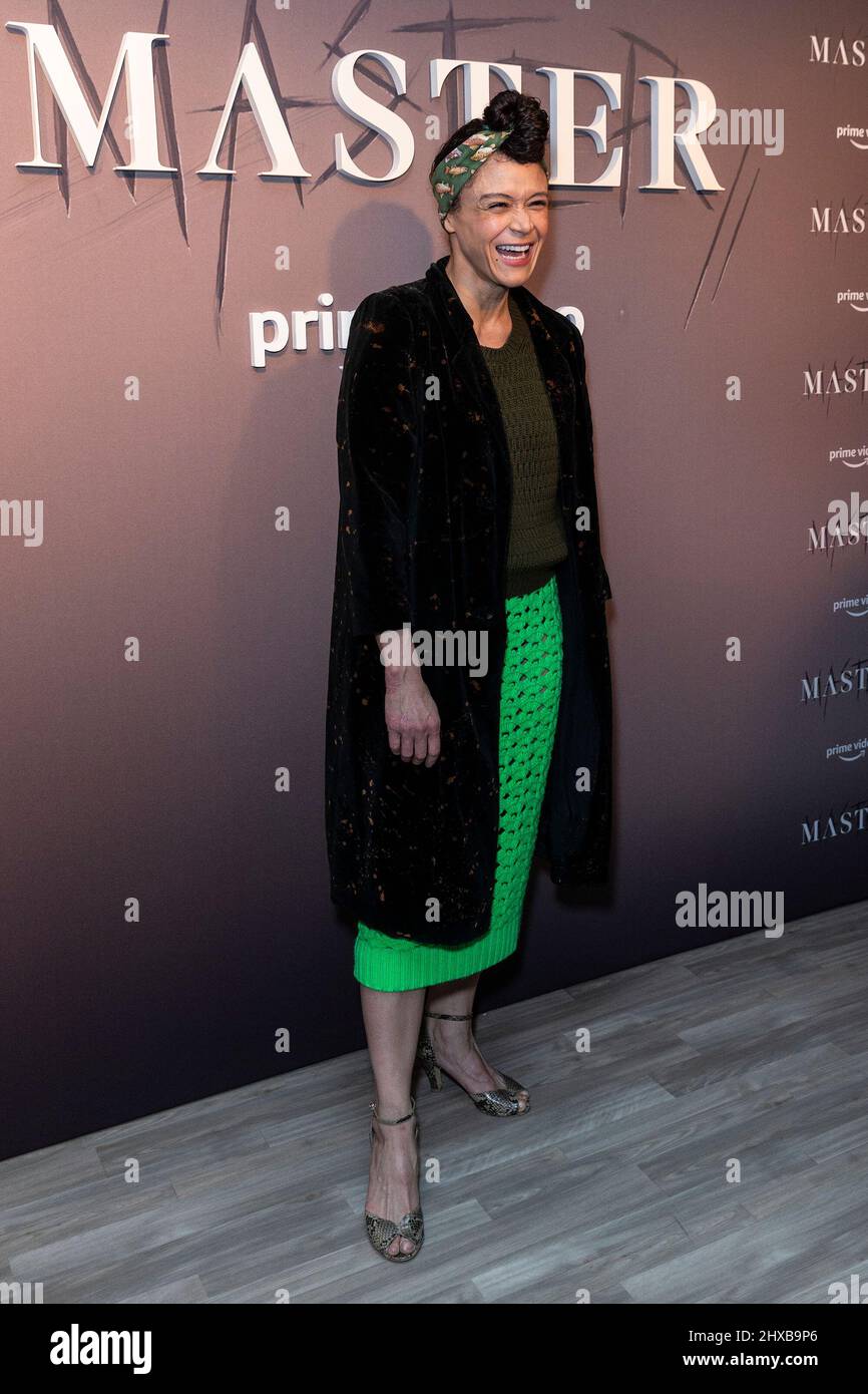 New York, USA. 10th Mar, 2022. Amber Gray attends the premiere of ...