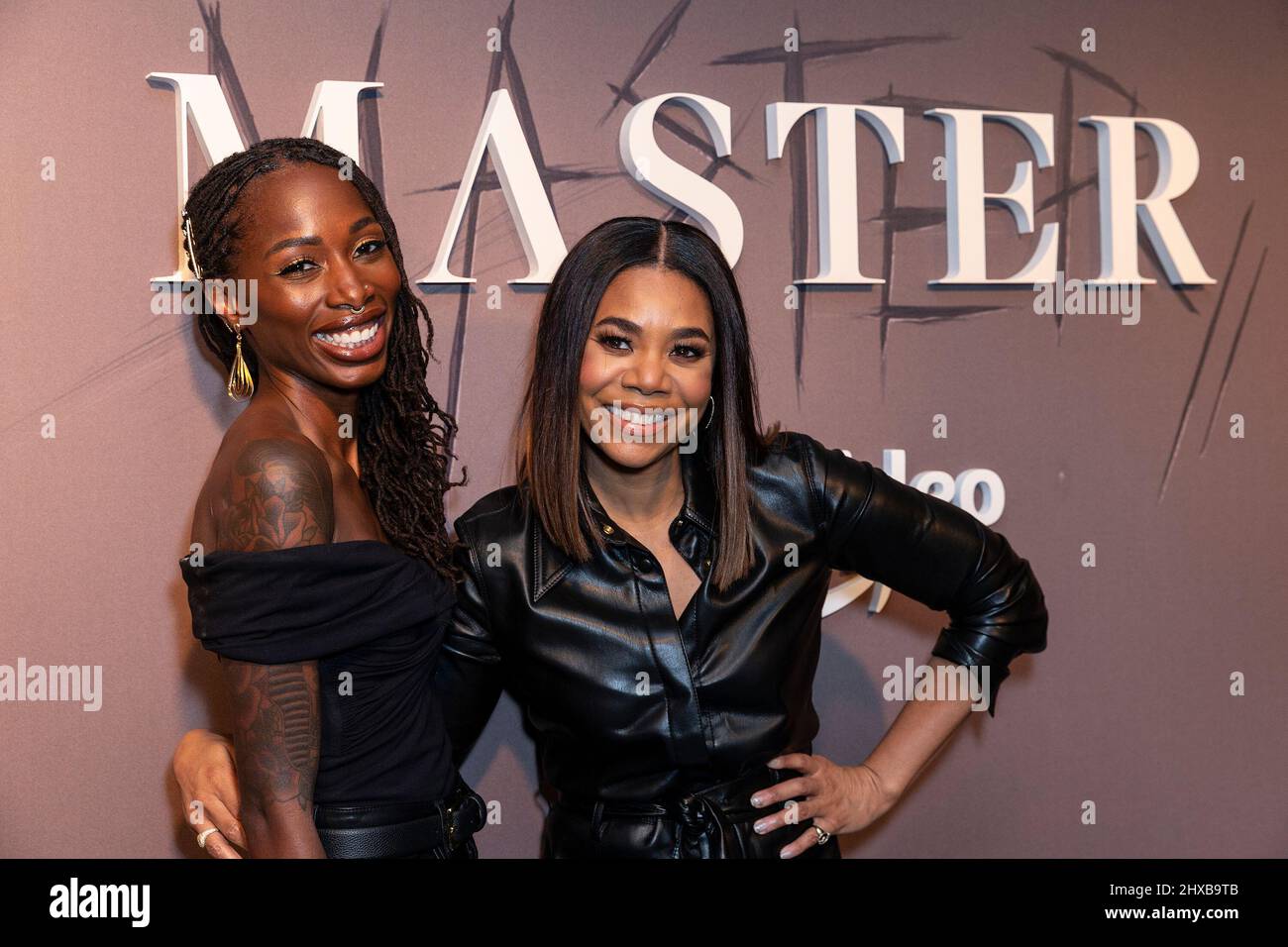 New York, USA. 10th Mar, 2022. Mariama Diallo and Regina Hall attend