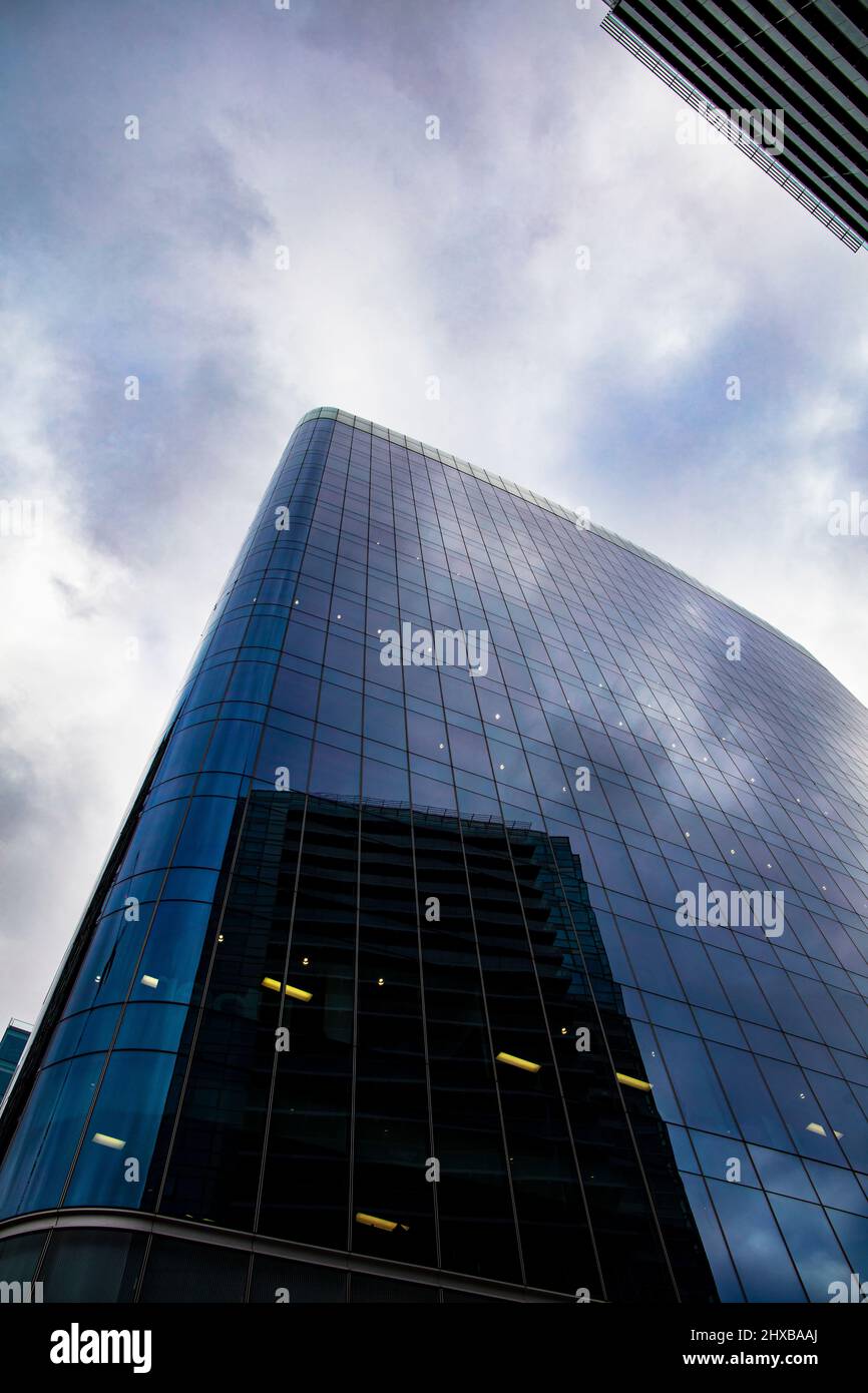 Aldgate Tower, a large office block on corner of Whitechapel High St