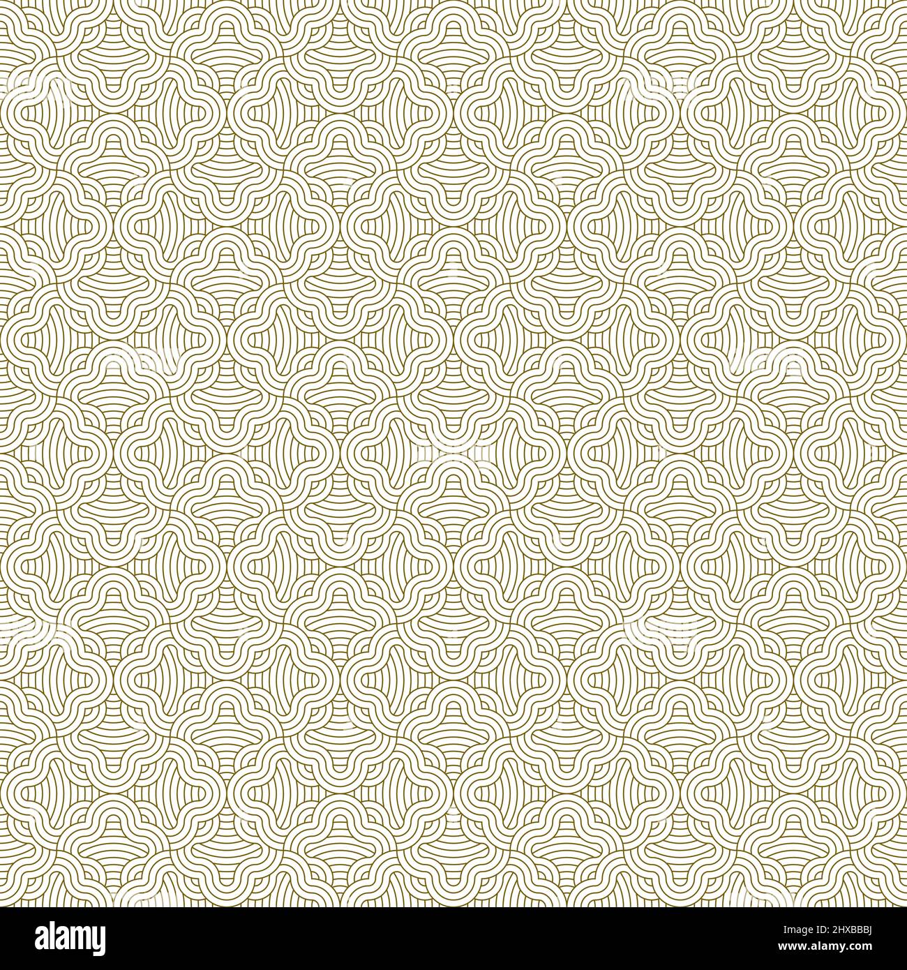 Seamless geometric ornament .Brown color lines.Great design for fabric ...