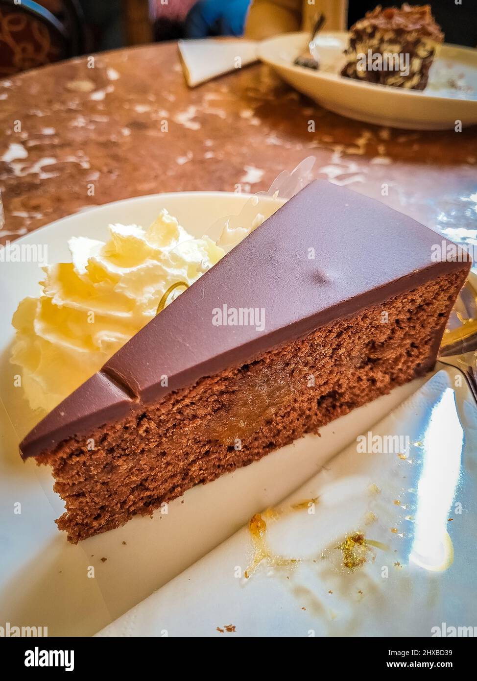 Sachertorte cafe central vienna hi-res stock photography and images - Alamy