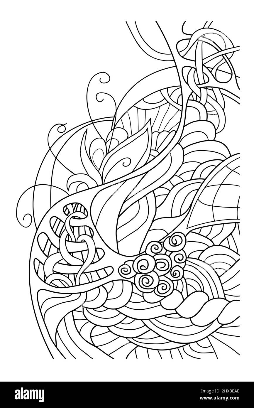 Wave Doodle Line Pattern Doodle pattern with doodle waves and lines Stock Vector Image & Art - Alamy