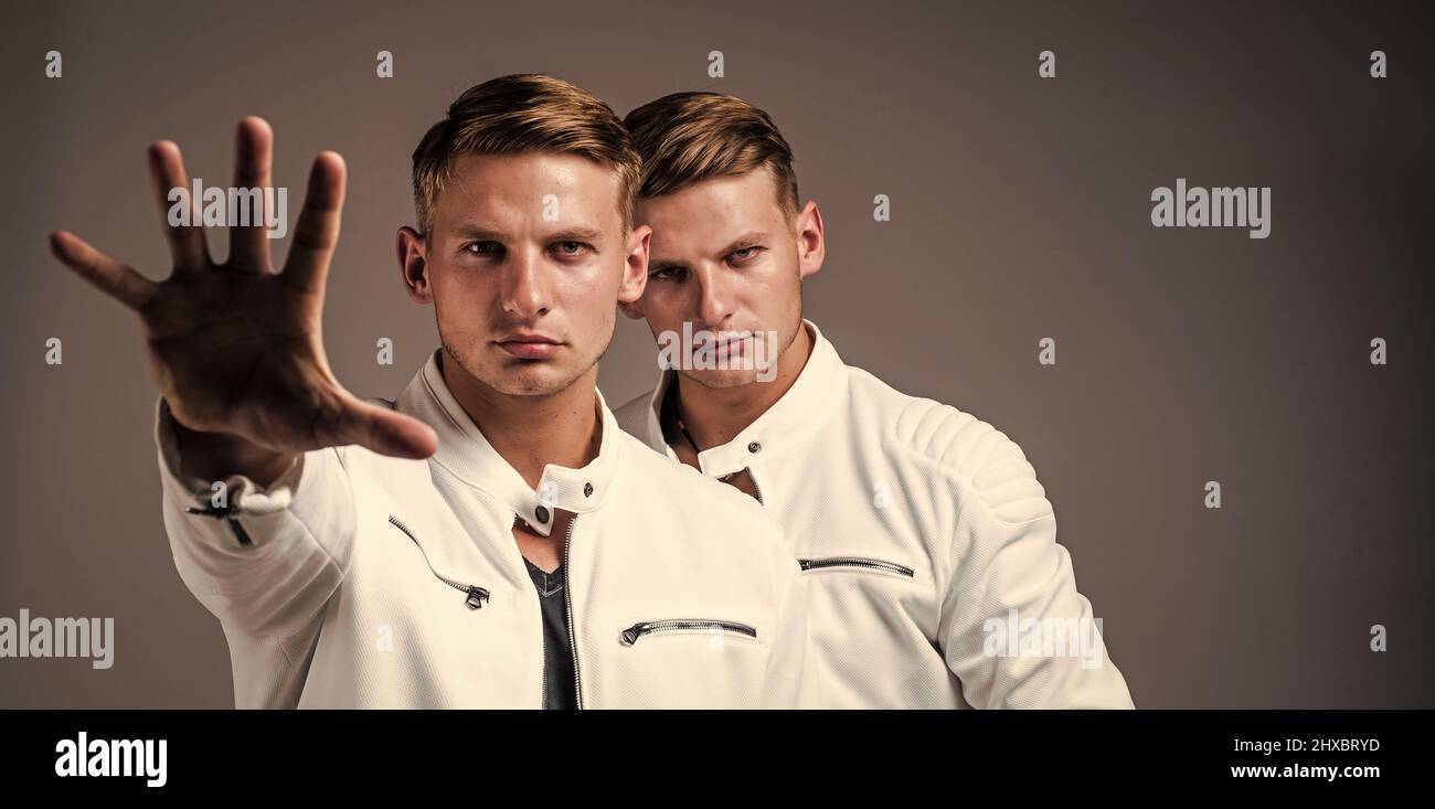 male beauty and fashion. similar appearance. family relations and ...