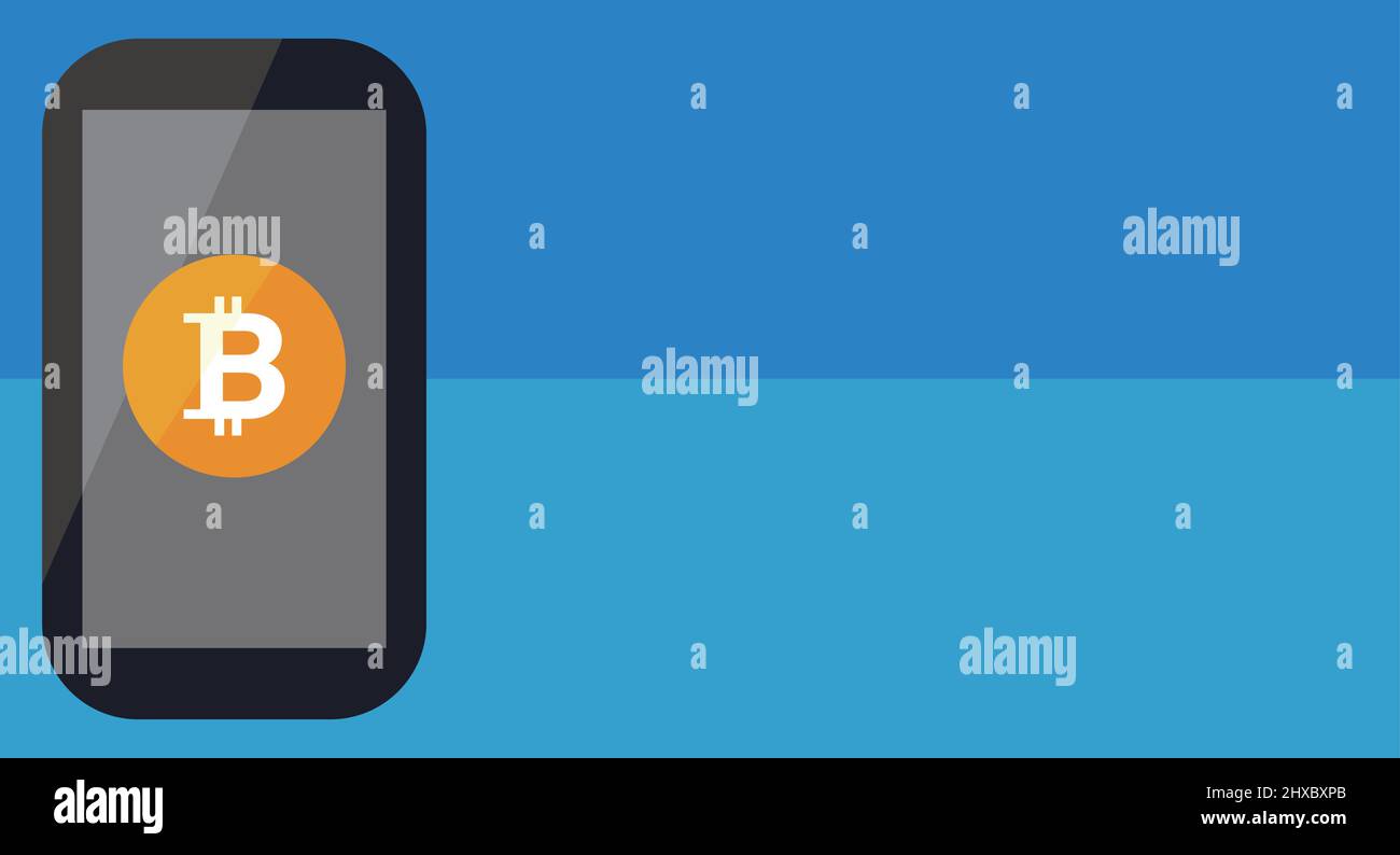 Bitcoin mining logo trading hi-res stock photography and images - Alamy