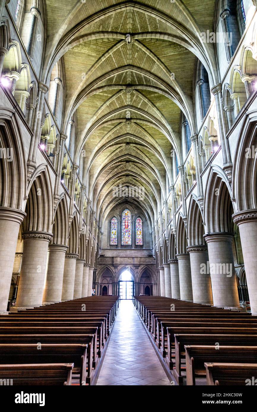 Interior of the Cathedral of St John the Baptist Stock Photo