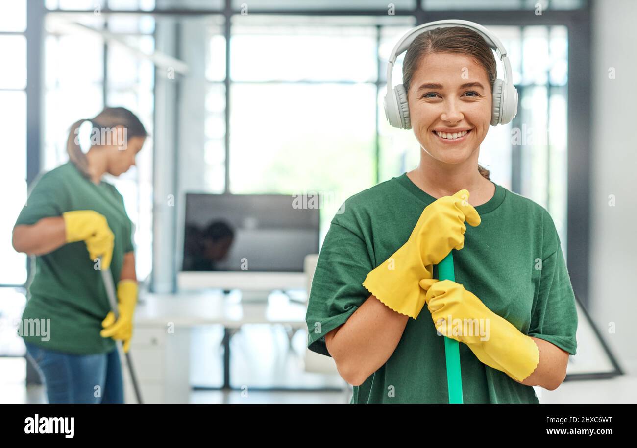 For a clean office youll love coming to. Portrait of a young woman