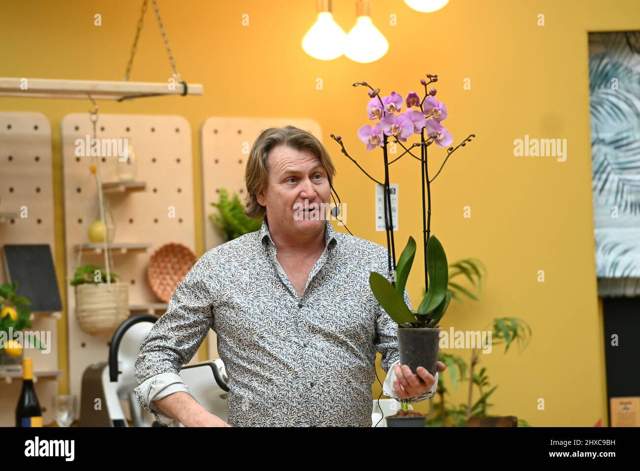 London, UK. 11 March 2022. Speakers David Domoney at Ideal Home Show 2022 at Olympia London. Credit: Picture Capital/Alamy Live News Stock Photo