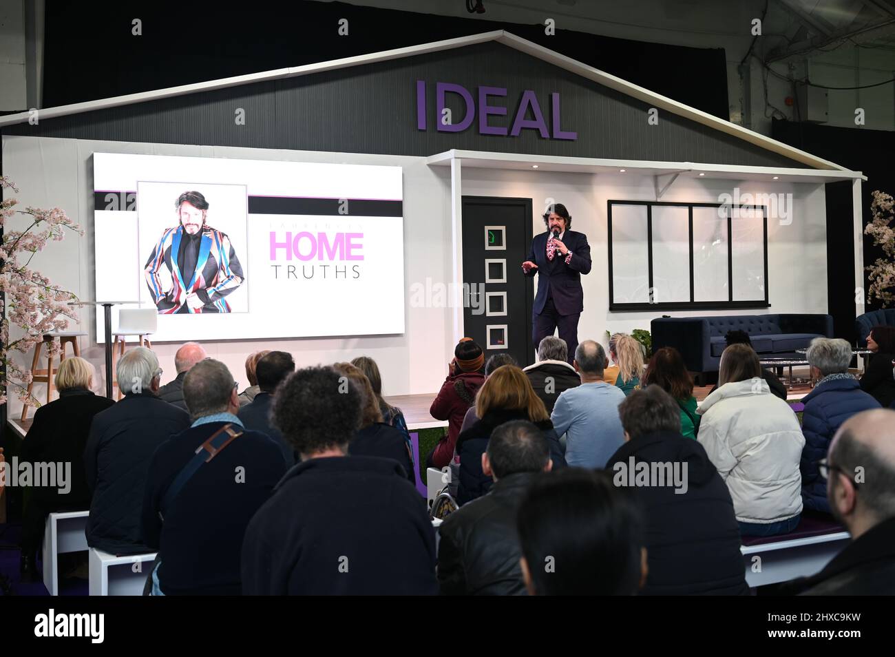 London, UK. 11 March 2022. Speakers Laurence Llewelyn-Bowen at Ideal Home Show 2022 at Olympia London. Credit: Picture Capital/Alamy Live News Stock Photo