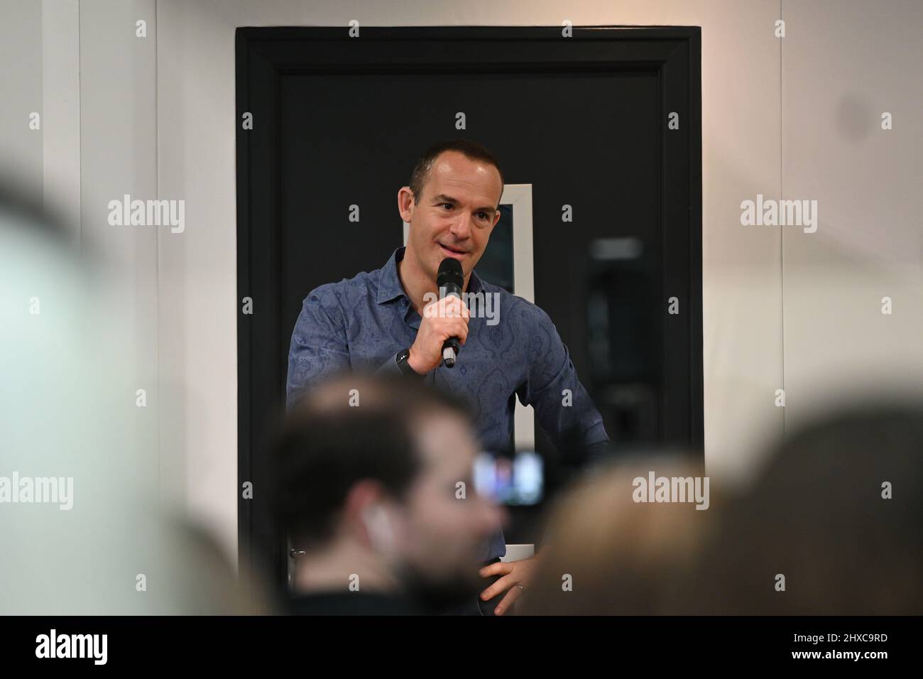 London, UK. 11 March 2022. Speakers Martin Lewis at Ideal Home Show 2022 at Olympia London. Credit: Picture Capital/Alamy Live News Stock Photo
