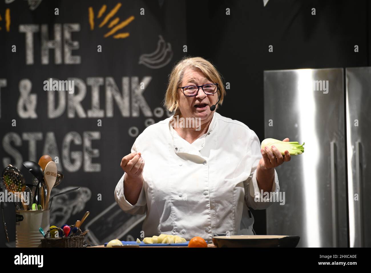 London, UK. 11 March 2022. Speakers Rosemary Shrager at Ideal Home Show 2022 at Olympia London. Credit: Picture Capital/Alamy Live News Stock Photo