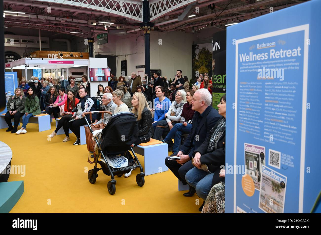 London, UK. 11 March 2022. Wellness Retreat exhibition at Ideal Home Show 2022 at Olympia London. Credit: Picture Capital/Alamy Live News Stock Photo