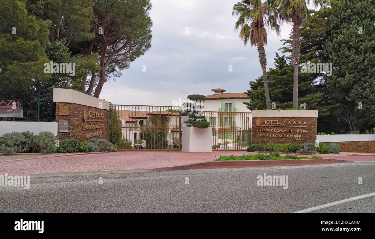 Exclusive - Hotel Club Cavaliere owned by Russian oligarch Gennady Timchenko in Cavaliere, the South of France on March 6, 2022. Photo by ABACAPRESS.COM Stock Photo