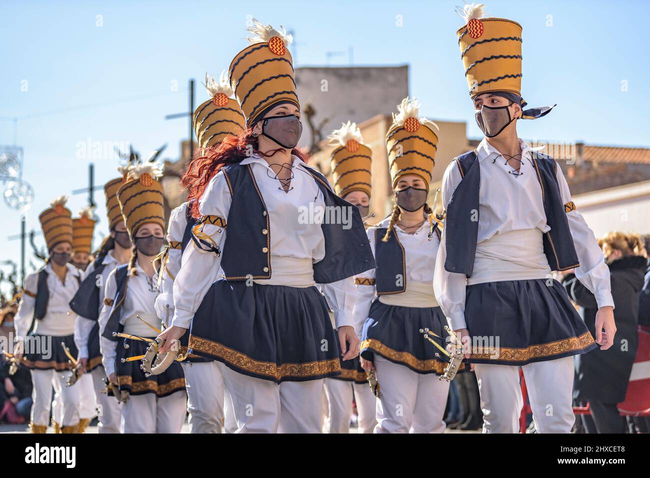 Ball de Cossis dance of Tarragona at the 2022 Valls Decennial Festival