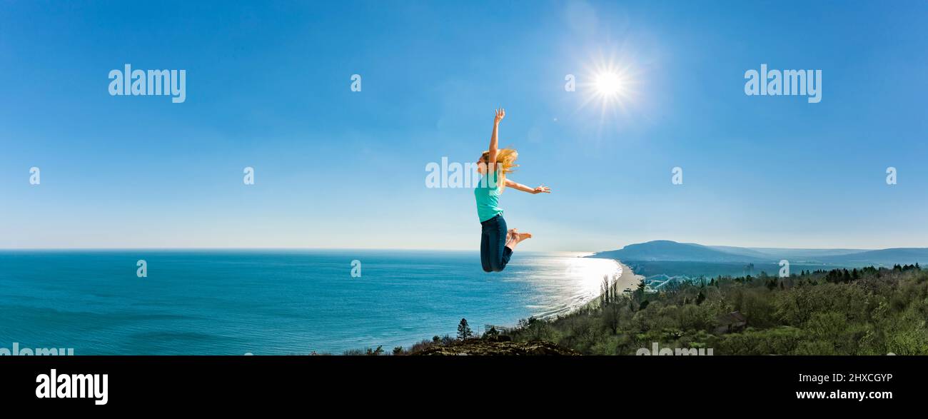 Bulgarian Black Sea coast near Albena Stock Photo