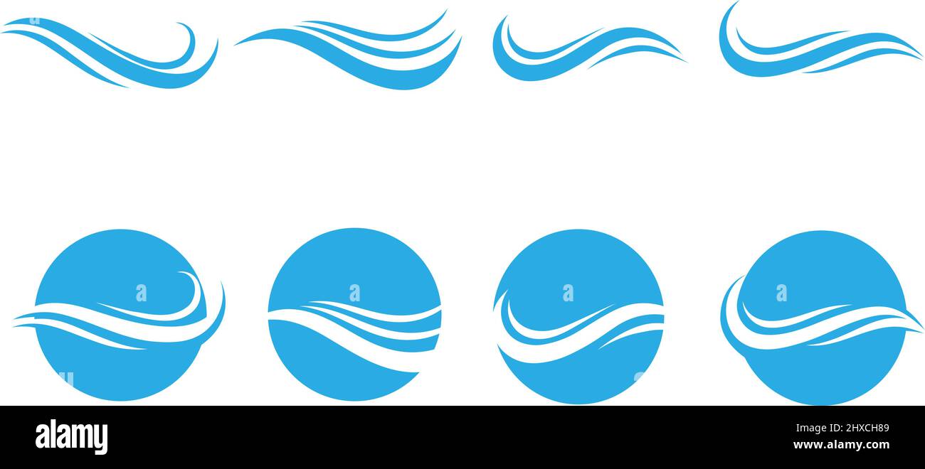 Water wave icon vector illustration design logo Stock Vector Image ...