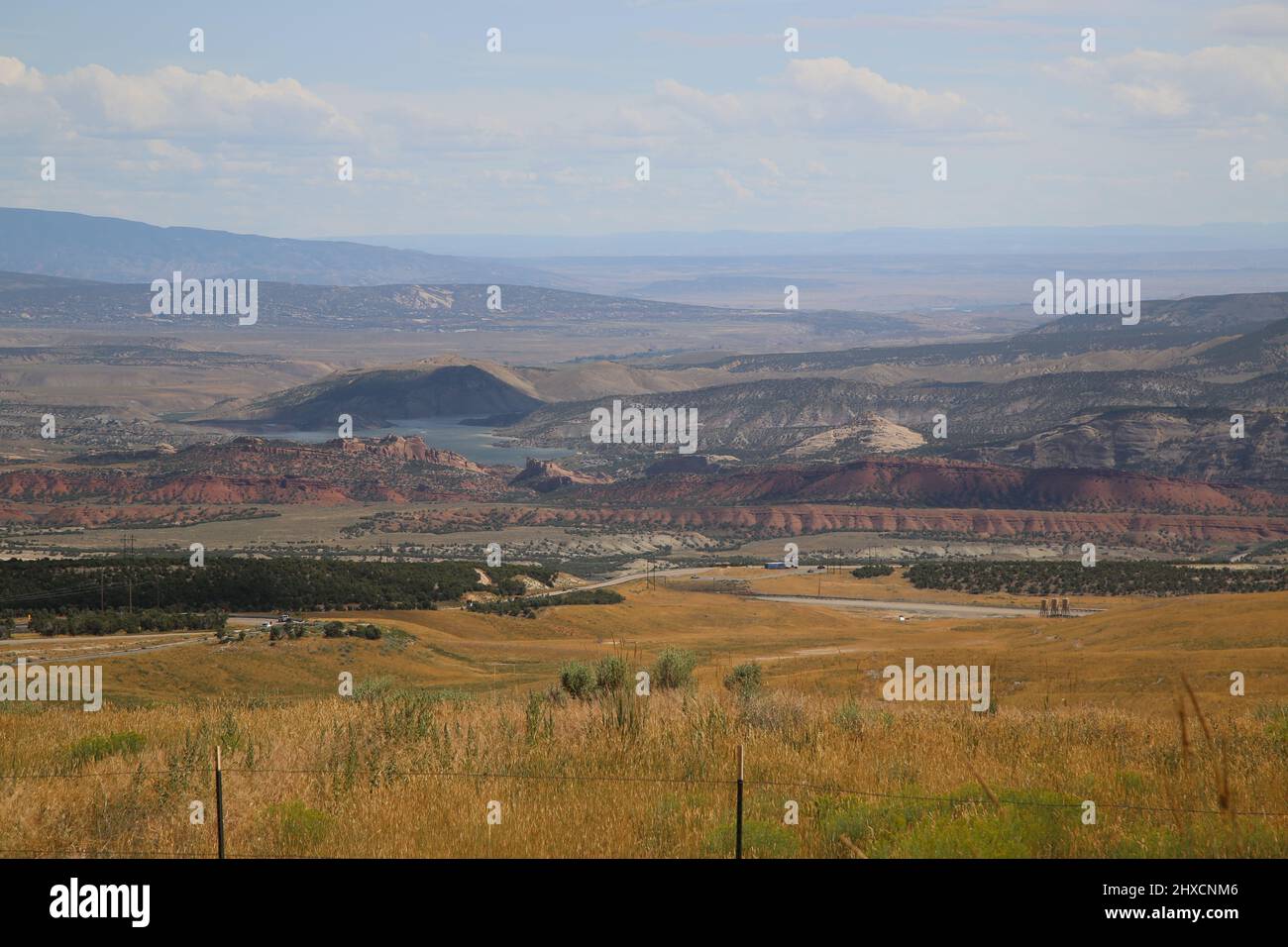 Flaming National Recreation Area, Wyoming, United Staes Stock