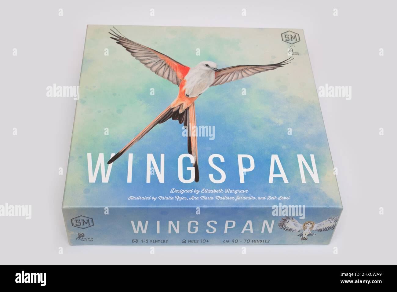 The board game, Wingspan Stock Photo
