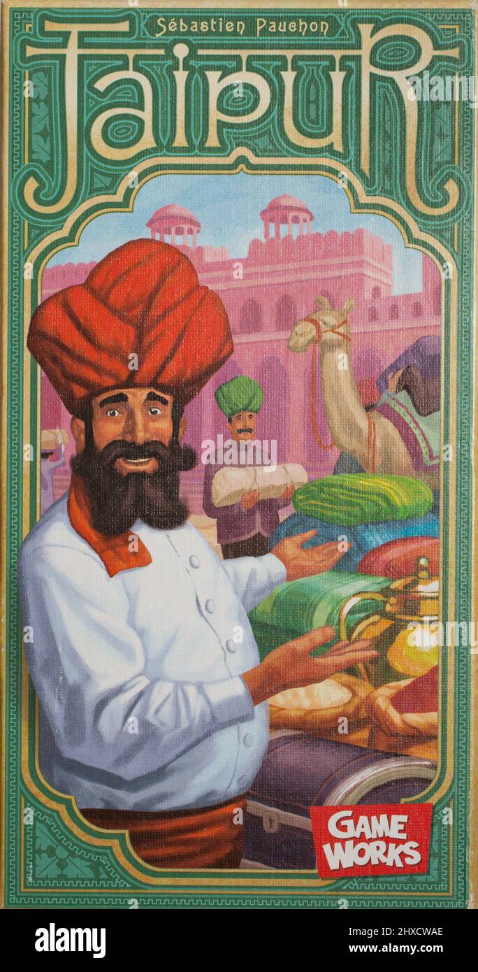The board game, Jaipur Stock Photo Alamy