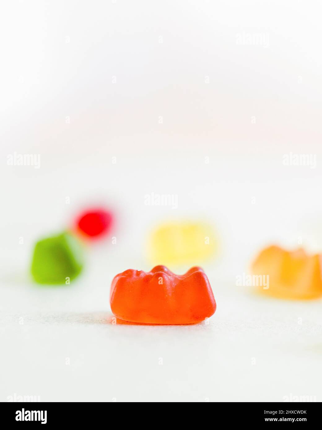 colorful gummy bears Stock Photo