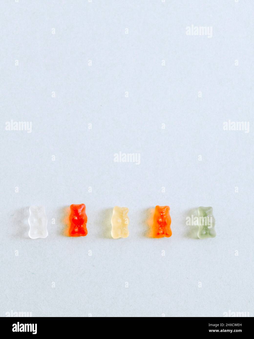 colorful gummy bears Stock Photo