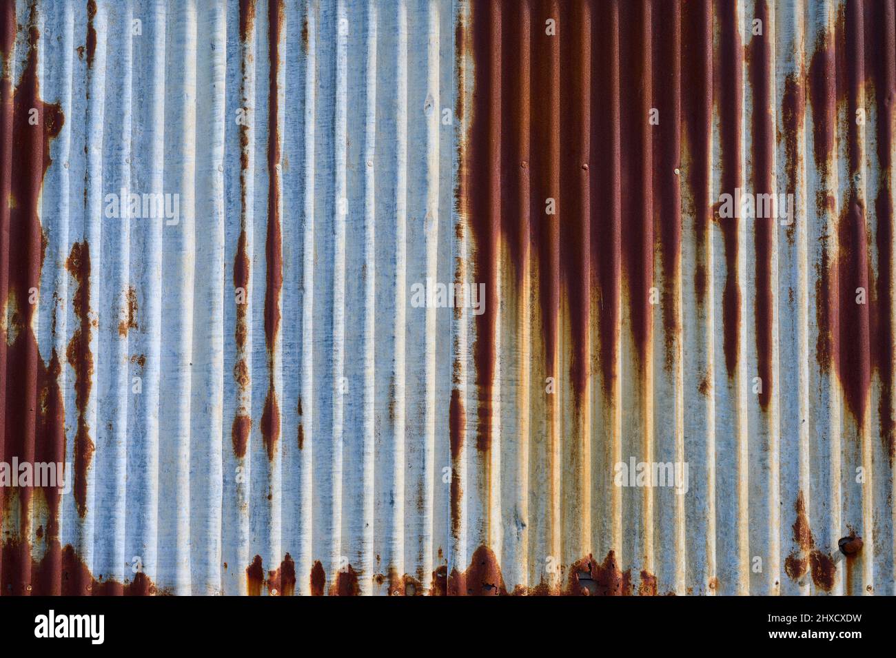 corrugated iron, rust, wall, facade, Iceland Stock Photo - Alamy