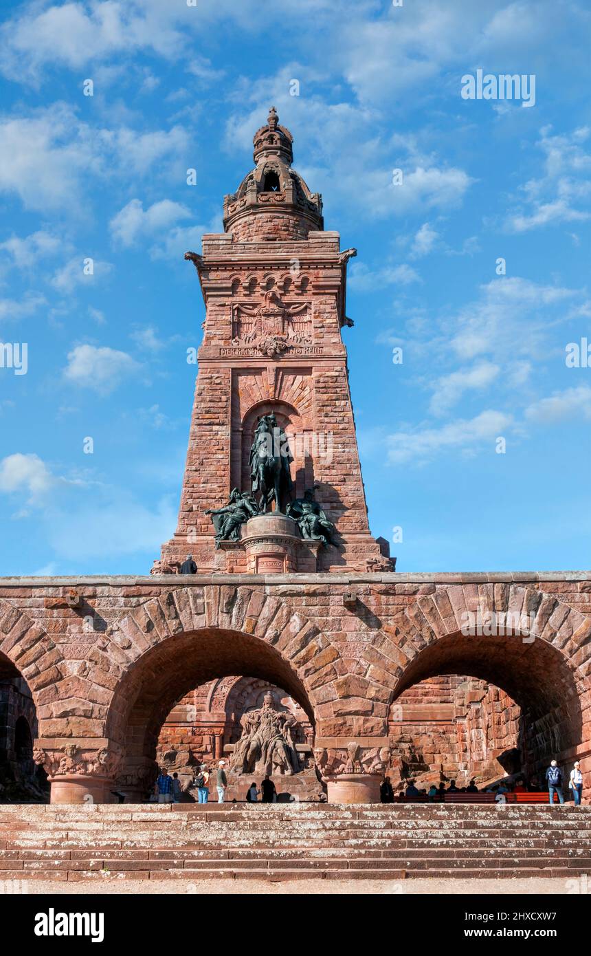 Kyffhausen Imperial Castle, Kyffhausen Monument Stock Photo