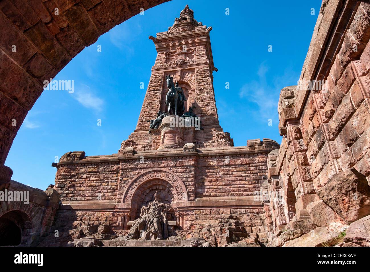 Kyffhausen Imperial Castle, Kyffhausen Monument Stock Photo