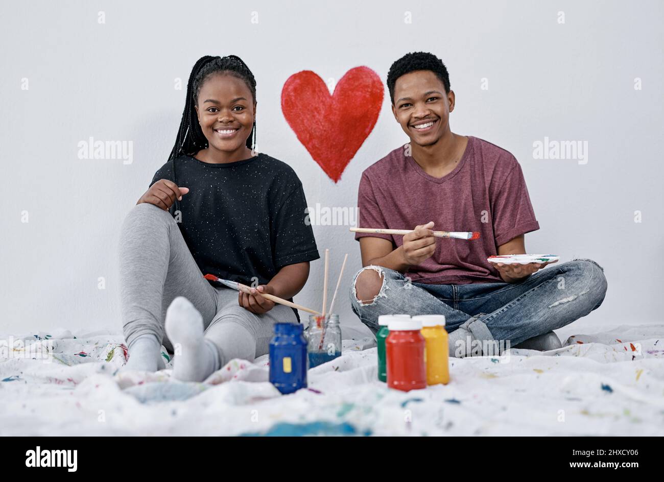 Love turns house to home hi-res stock photography and images - Alamy