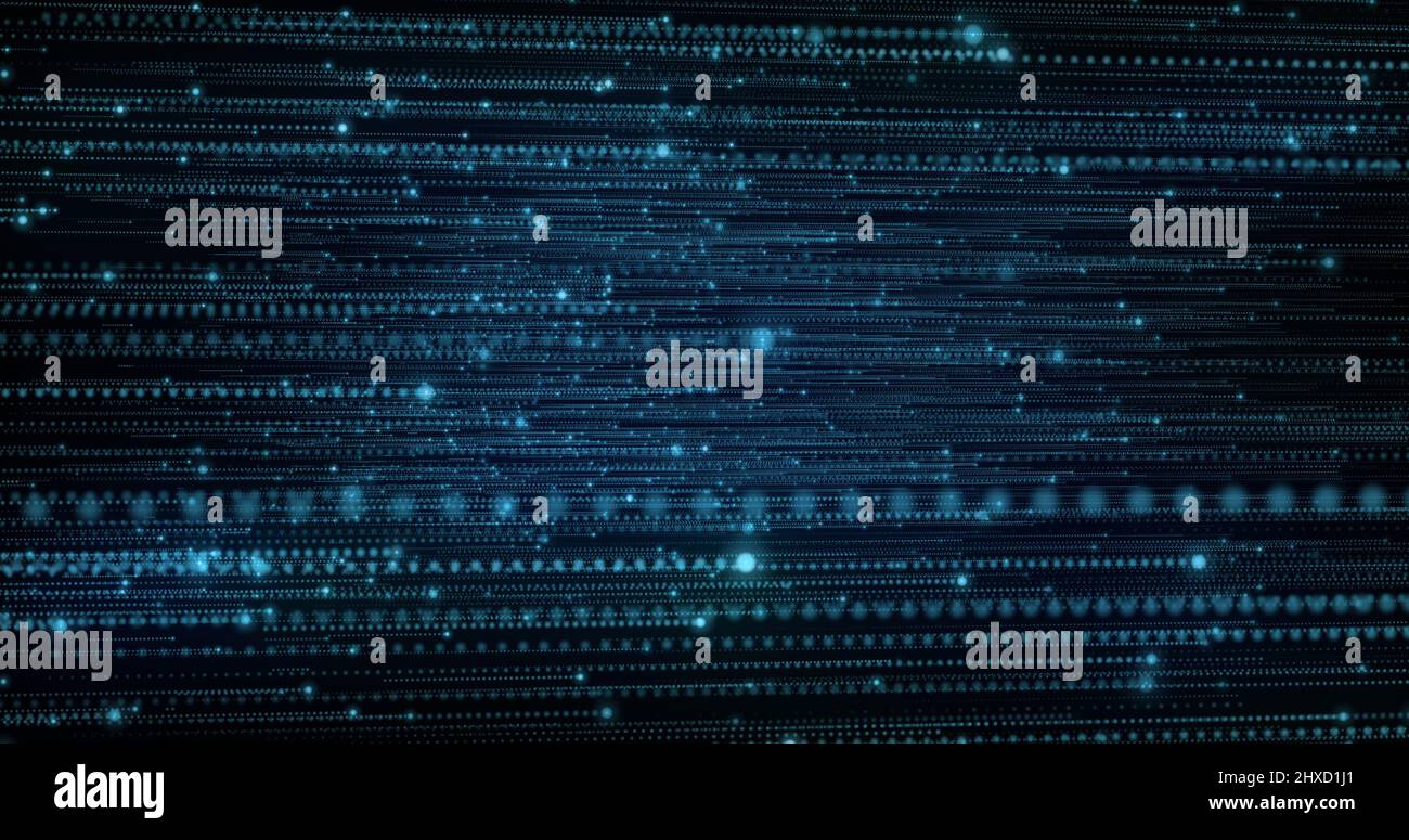Image of background with moving blue circles and lines Stock Photo - Alamy