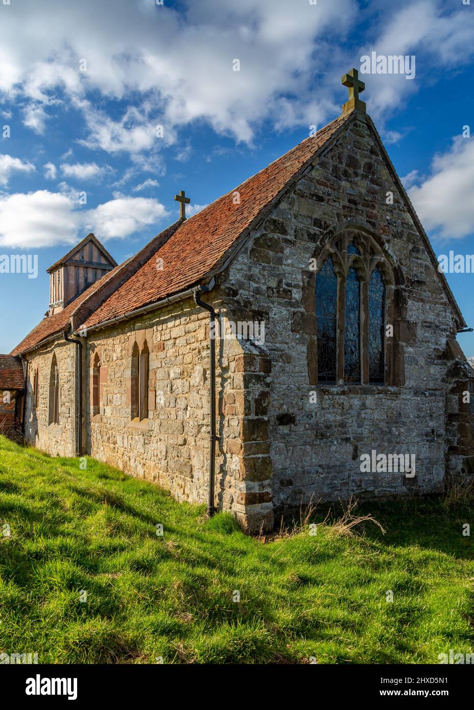 Holy Trinity Church, Morton Bagot, Warwickshire, England Stock Photo