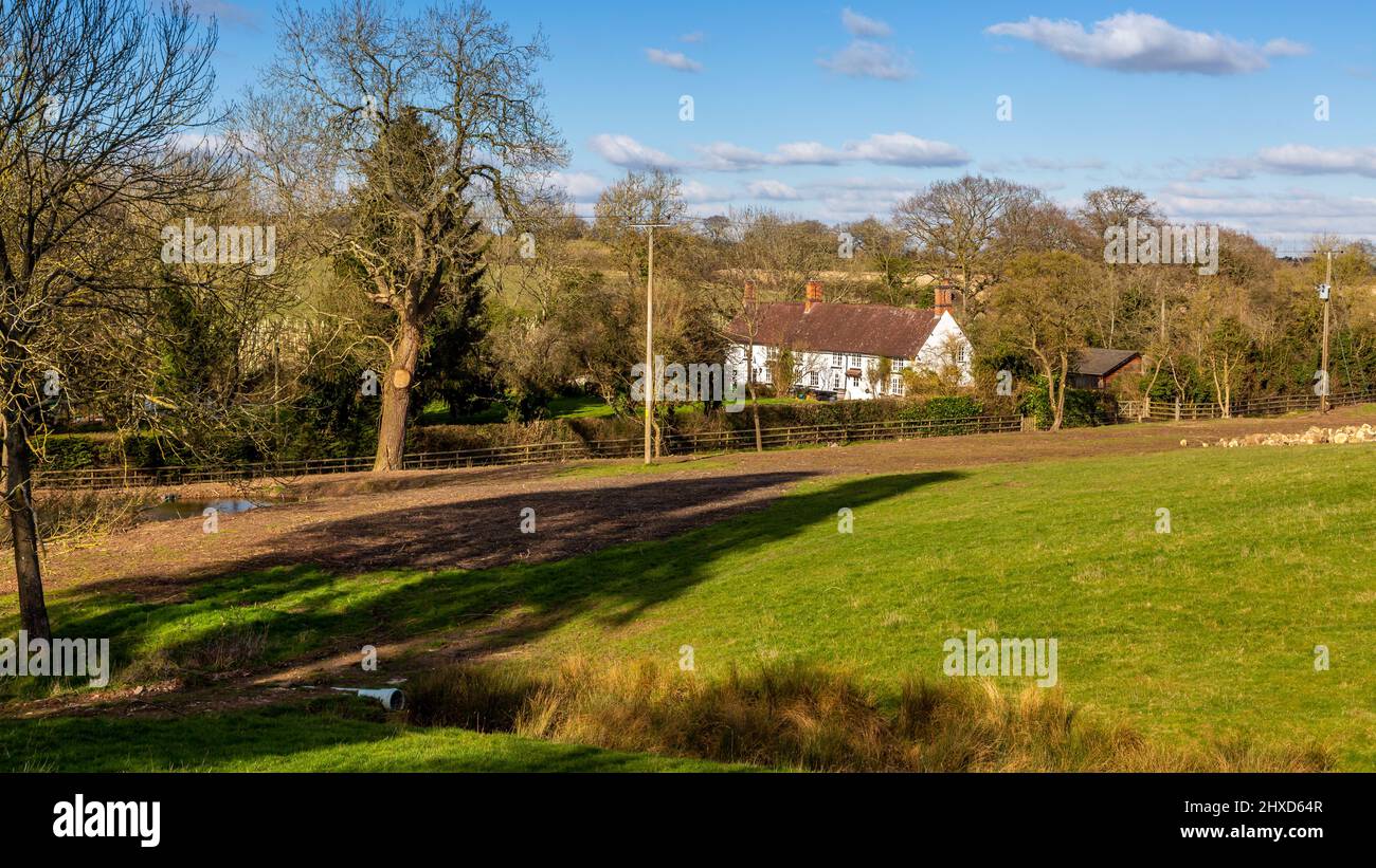 Morton Bagot Village in Warwickshire, England Stock Photo Alamy