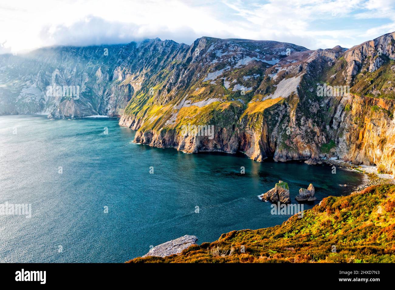 Cliffs, Slieve League, County Donegal, Ireland Stock Photo