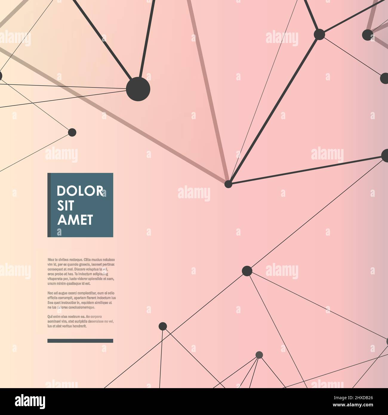 Modern design for web background and vector thin line pattern. Data technology element Stock Vector