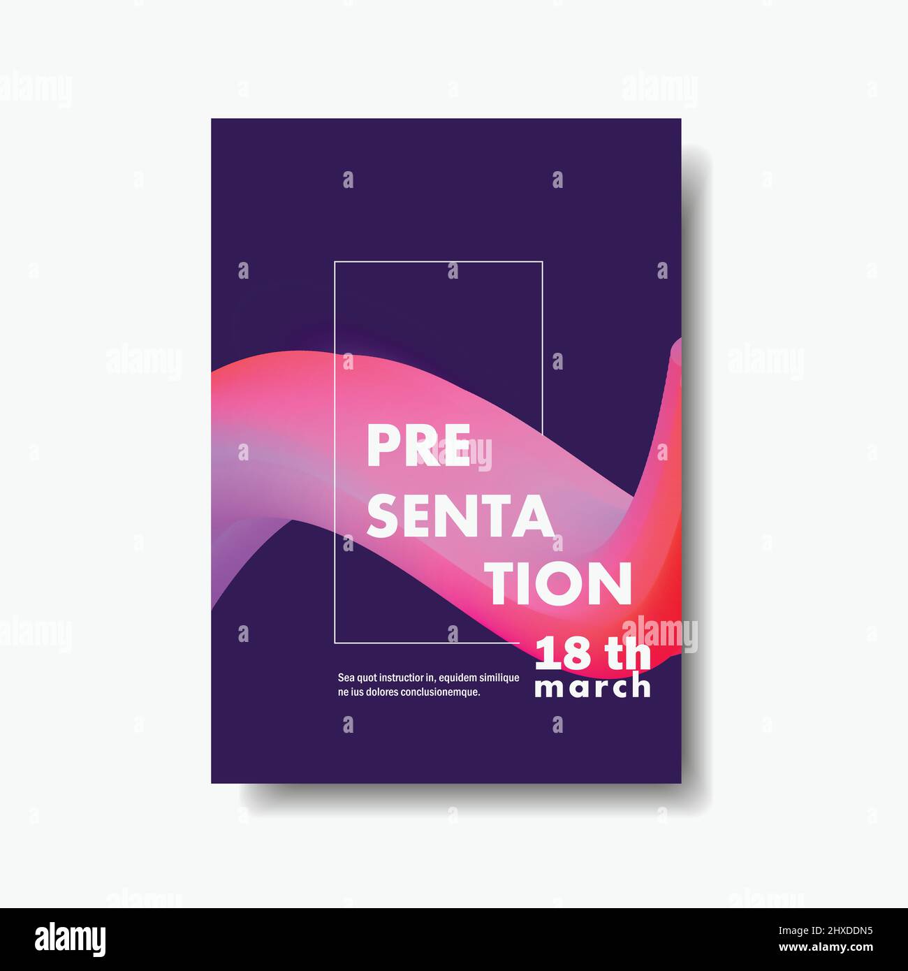 Abstract creative design flow or wave shape and Liquid wave background Stock Vector
