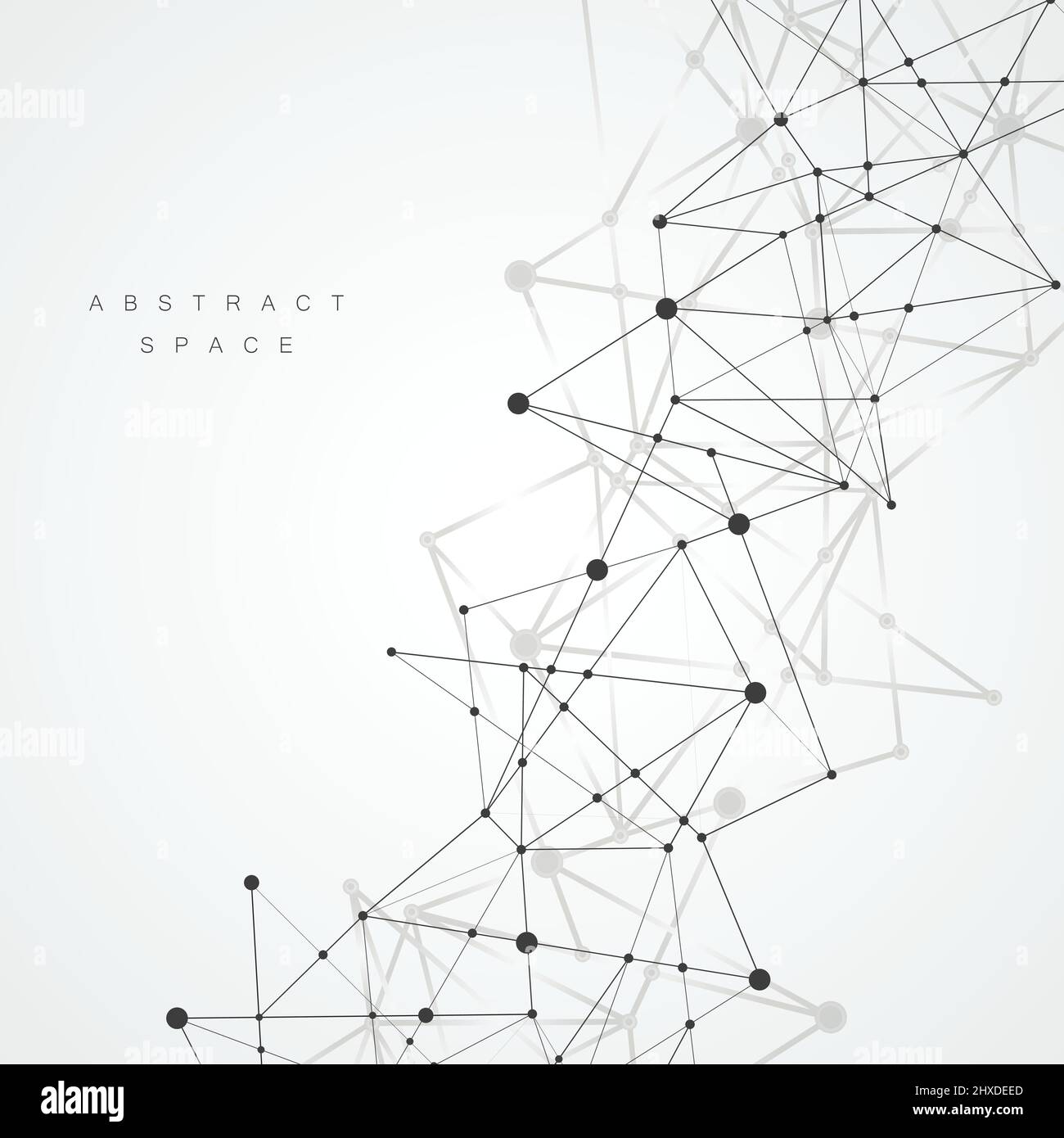 Vector abstract connect line on science background Stock Vector Image ...
