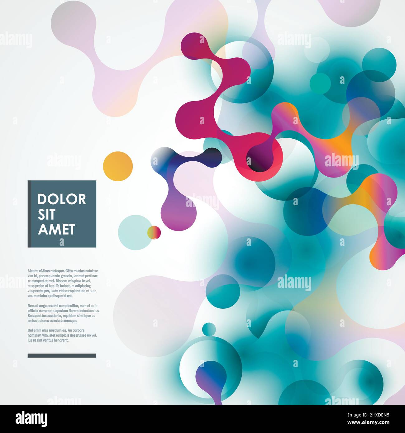 Medicine, science and technology concept background. Vector connection design Stock Vector