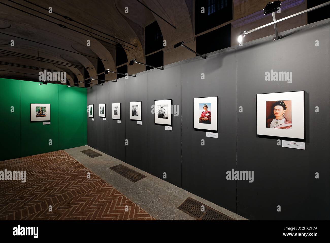 Nichelino, Italy. 11th Mar, 2022. Nichelino, Italy. Frida Kahlo through the lens of Nickolas Muray exhibition at Stupinigi (Turin) before opening. Credit: MLBARIONA/Alamy Live News Stock Photo